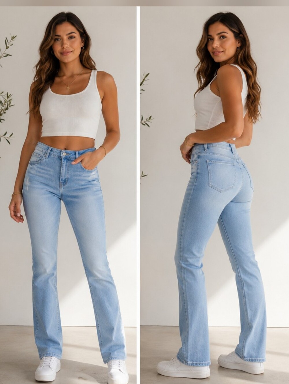 Women's Light Blue Straight Leg Jeans – XL | NWOT           P50